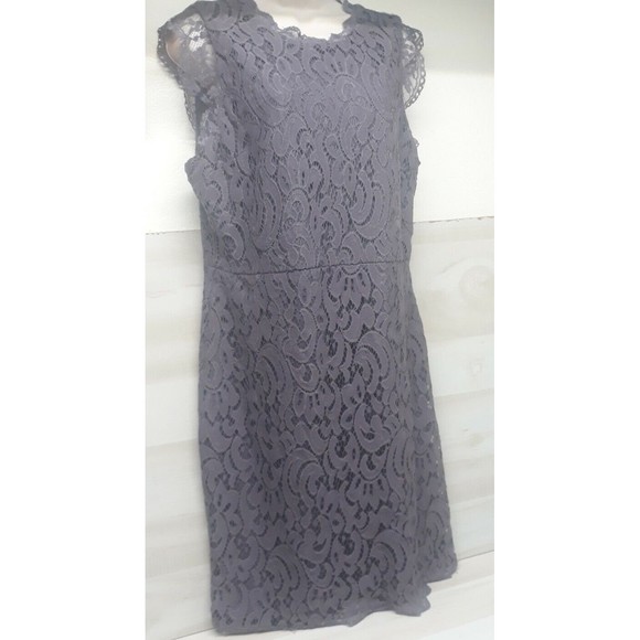 Xhilaration Dresses & Skirts - xhilaration Plum Floral Lace Mini Fit & Flare Dress Women Size 2xl